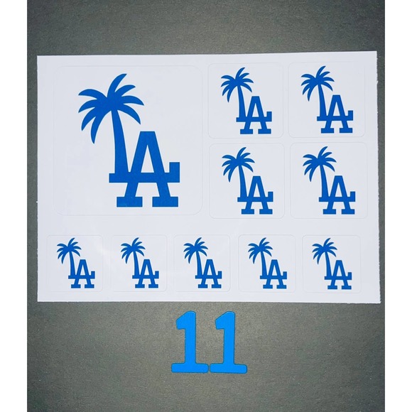 DODGERS HIGH QUALITY STICKER SET BUNDLE - Picture 1 of 5
